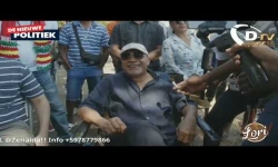 Embedded thumbnail for Geflopte protestactie Bouterse Adhin op onafhankelijkheidsplein