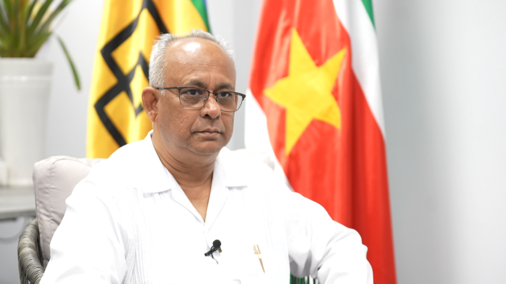 Minister van Buitenlandse Zaken van Suriname, Albert Ramdin, sprak de News Room in een recent interview (Foto: News Room)