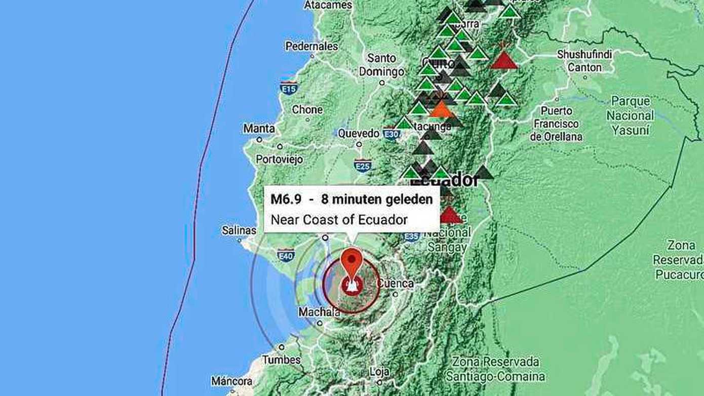 Aardbeving Equador