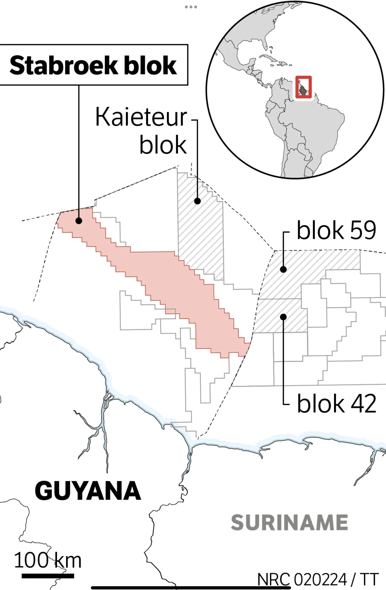 Guyana en Suriname OIL en Gas