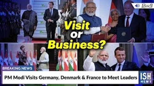 Indiase PM Modi op tournee in West-Europa 2022
