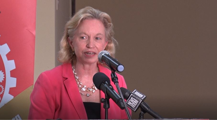 Verenigde Staten (VS) ambassadeur in Guyana Sarah-Ann Lynch (Foto: News Room/31 maart 2022)