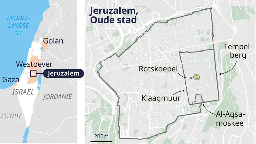 Libanon en Israël beschieten elkaar met raketten na onrust in Jeruzalem