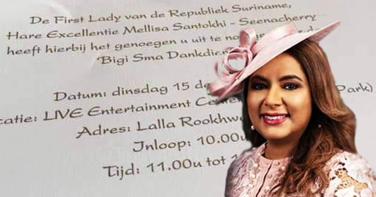 ‘Excellentheid’ first lady zet Suriname weer voor aap | Suriname Nieuws ...
