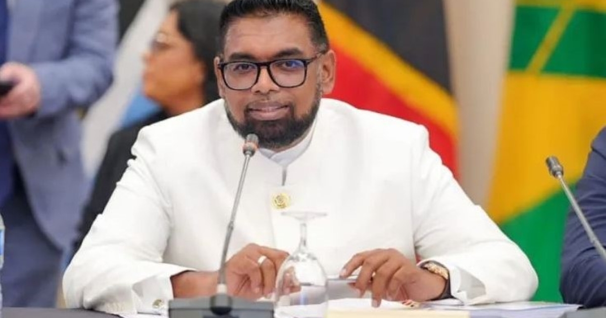 Guyanese president Irfaan Ali uitgeroepen tot Caribbean Global Leader ...