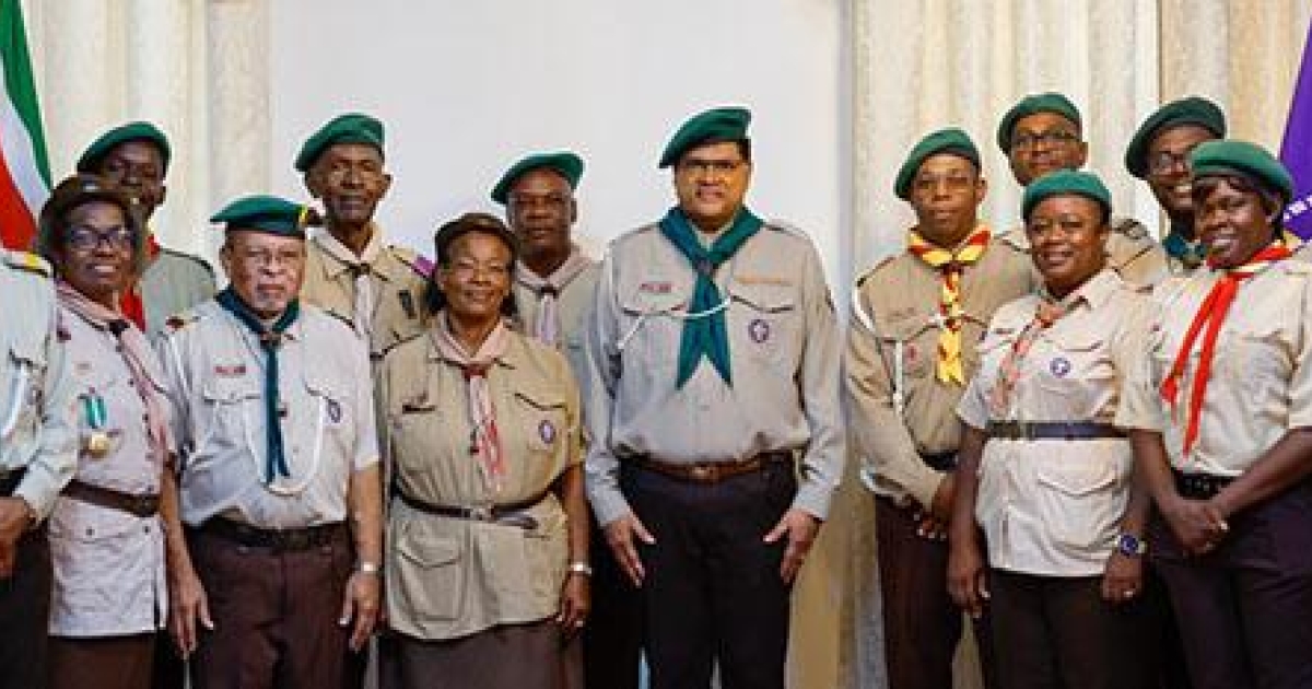 Santokhi lid geworden van Boy Scouts Suriname Suriname Nieuws Centrale
