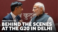 Embedded thumbnail for Rishi Sunak behind the scenes at the G20 in Delhi | India Day 2 &amp; 3