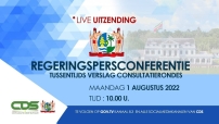 Embedded thumbnail for REGERINGS PERSCONFERENTIE 1-8-2022