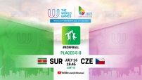 Embedded thumbnail for TWG 2022 SUR - CZE Suriname wint van Tsjechië 
