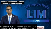 Embedded thumbnail for LIM FM SU: Minister Amar Ramadhin over de crisis in de gezondheidssector