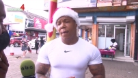 Embedded thumbnail for Ghettoleider Reynold van Els geeft 1000 kerstbroden aan samenleving