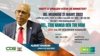 Embedded thumbnail for Bel, taki nanga den tiri man met minister Albert Ramdin van Bibis 21.03.2022