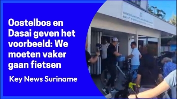 Embedded thumbnail for Oostelbos en Dasai willen Surinamers stimuleren om meer te fietsen