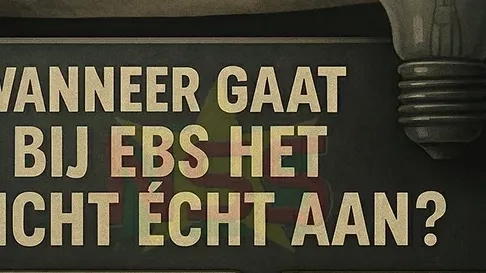 Column: Wanneer gaat bij EBS het licht echt aan?