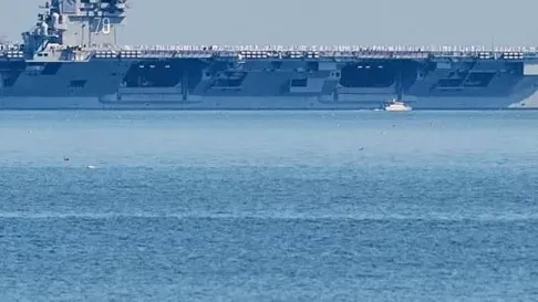 Amerikaans vliegdekschip arriveert in Caribisch gebied