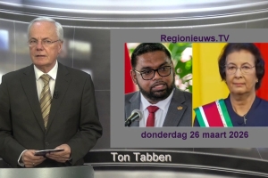 Embedded thumbnail for Regionieuws TV Suriname 26 maart 2026 ►Guyana en kosten Corantijn ► Hevige regenval ► Cuba studenten