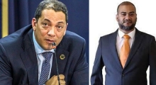 Ex-governor Robert van Trikt en zakenpartner Ashween Angnoe