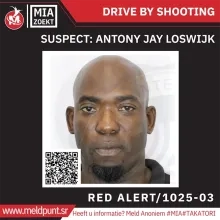 Mia zoekt Antony Loswijk, verdachte in drive-by shooting Emielaan