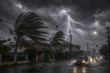 Meteorologische Dienst waarschuwt voor zware regenval en Sibi Busi