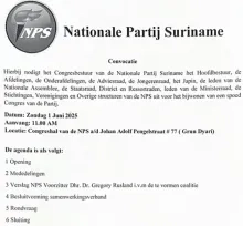 NPS houdt spoedcongres over samenwerking in nieuwe coalitie