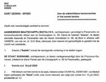 Baitali sleept staat opnieuw voor de rechter in kwestie Van 't Hogerhuysstraat