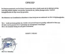 Somohardjo: Grondfraudeonderzoek loopt op volle kracht