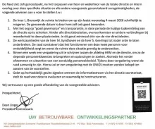 RvC EBS: Leo Brunswijk moet schriftelijk reageren na escalatie binnen directie