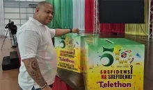 Srefidensi Telethon van start: eerste SRD 10.000 in half uur opgehaald