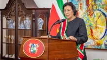 President Simons geeft verklaring over gevolgen oorlog Midden-Oosten voor Suriname