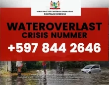 Pompen bij Sabaku project en Indira Gandhiweg aanpak wateroverlast