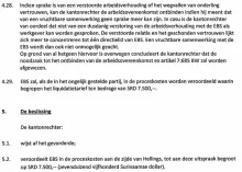 Kantonrechter wijst ontslagverzoek EBS tegen vakbondsleider Hellings af
