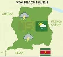 Warme dag met middagbuien 