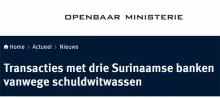 OM Nederland: Boete banken bepaald door ernst en omvang zaak