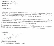 houtexport dossier 7: Directeur LVV Ramkisoensing ontheven; RvM keurt besluit goed