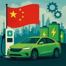 China wereldleider elektrische voertuigen 