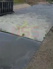 Drie Wakaypompen operationeel: water stroomt naar rijstpolders in Nickerie