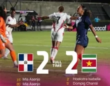 Natio Uma speelt 2–2 tegen Dominicaanse Republiek