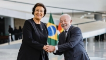 President Simons en president Lula da Silva bespreken versterking bilaterale samenwerking
