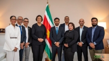 SGCC bespreekt met president Simons versterking economische samenwerking Suriname-Guyana