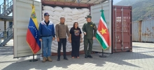 Suriname doneert 55,45 ton rijst aan Venezuela