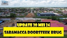 Embedded thumbnail for Update Saramaccadoorsteekbrug, 30 mei 2024