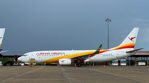 SLM-vlucht keert kort na vertrek terug naar Zanderij na medische noodsituatie aan boord