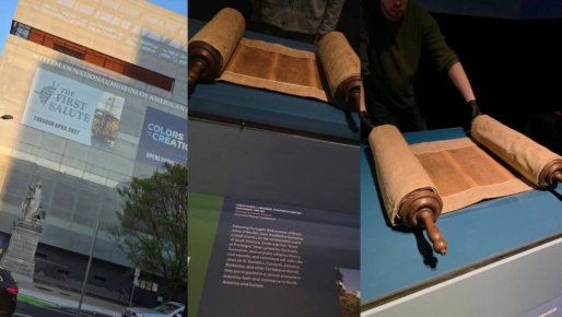 Surinaamse Thora nu te zien in Philadelphia na opening tentoonstelling The First Salute