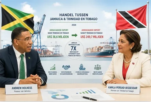Trinidad en Jamaica willen onderlinge handel en investeringen opvoeren