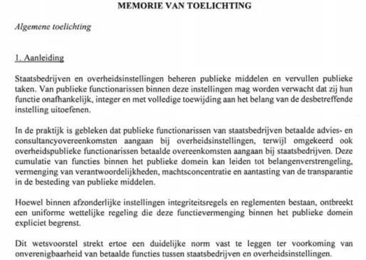 Wetsvoorstel moet belangenverstrengeling bij staatsbedrijven voorkomen