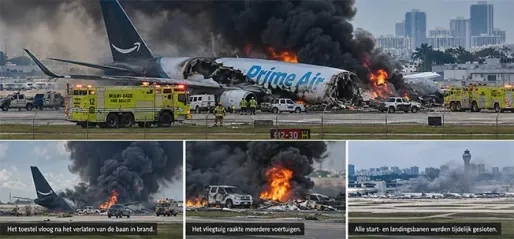 Minstens vijf doden bij crash vrachtvliegtuig op luchthaven Miami
