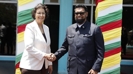 President Ali eist respect voor landsgrenzen van Guyana, maar houdt Tigri bezet