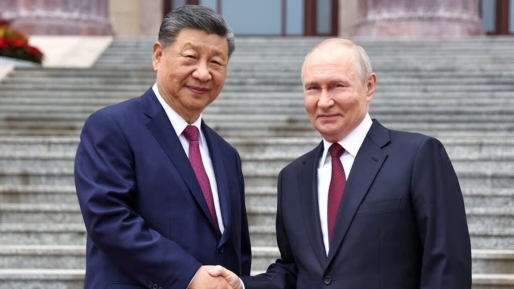 Xi en Poetin versterken banden tussen China en Rusland tijdens ceremonie in Beijing