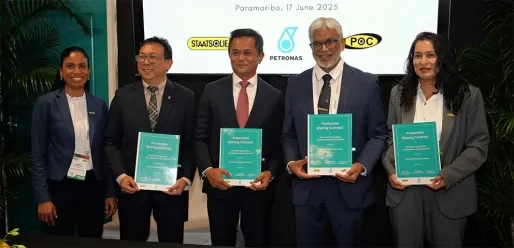 Staatsolie en Petronas ondertekenen productie-delingscontract voor Blok 66