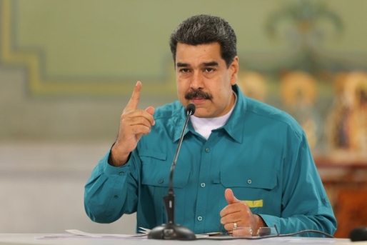  AFP De Venezolaanse president Nicolas Maduro.